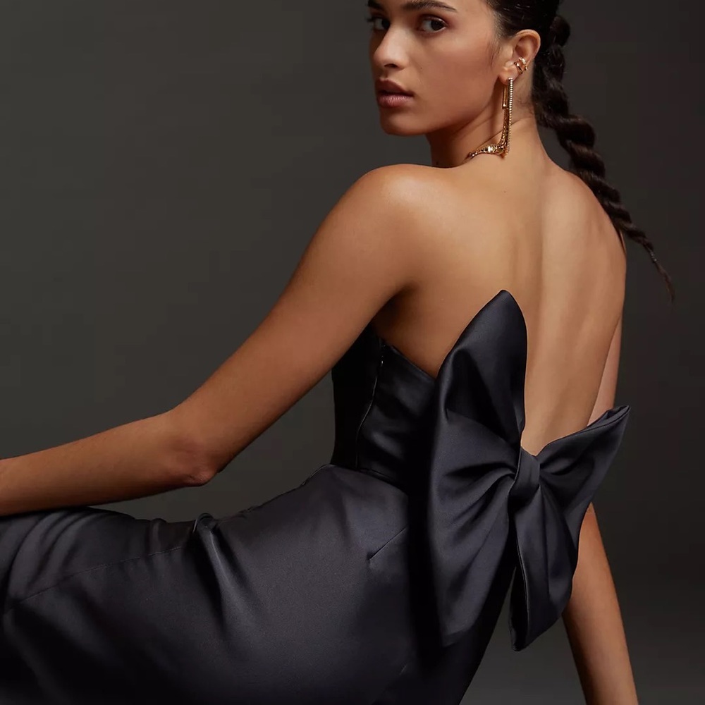 Anthropologie hutch Slim Bow-Back Midi Dress size 22W